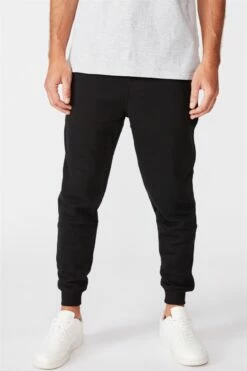 Trippy Slim Trackie PEACHED GREY MARLE -Mens Clothing Store 321543 104 1