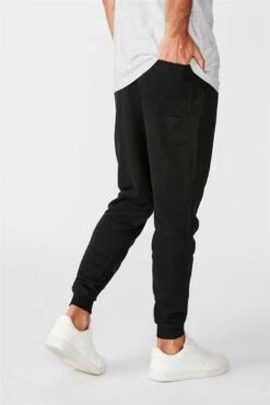 Trippy Slim Trackie PEACHED GREY MARLE -Mens Clothing Store 321543 104 3
