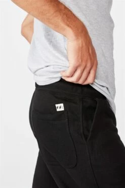 Trippy Slim Trackie PEACHED GREY MARLE -Mens Clothing Store 321543 104 4