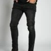 Super Skinny Jean JET BLACK BLOW OUT