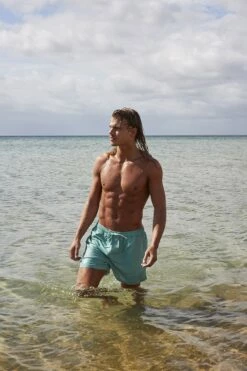 Swim Short SOLID SAND -Mens Clothing Store 351066 142 2 1