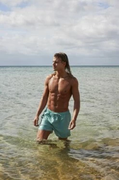 Swim Short SOLID SAND -Mens Clothing Store 351066 142 2