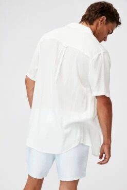 Swim Short BLUE WHITE STRIPE 8 Swim Short BLUE WHITE STRIPE -Mens Clothing Store 3610325 45 3