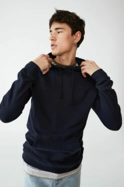 Essential Fleece Pullover SULPHUR YELLOW -Mens Clothing Store 3610339 04 2