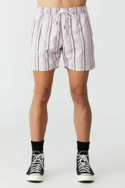 Kahuna Short WASHED BLACK PURPLE LEOPARD