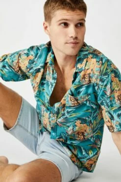 Vacation Short Sleeve Shirt MULTI PARADISE