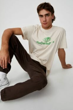 Drake Cuffed Pant WASHED BARK