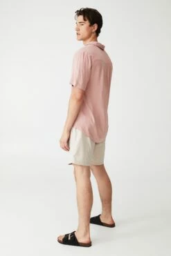 Cuban Short Sleeve Shirt WASHED BLACK -Mens Clothing Store 3610563 32 3