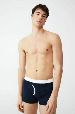 Mens Cotton Trunks DARK GREY MARLE/GREY MARLE 25 Mens Cotton Trunks DARK GREY MARLE/GREY MARLE -Mens Clothing Store 3610577 07 2