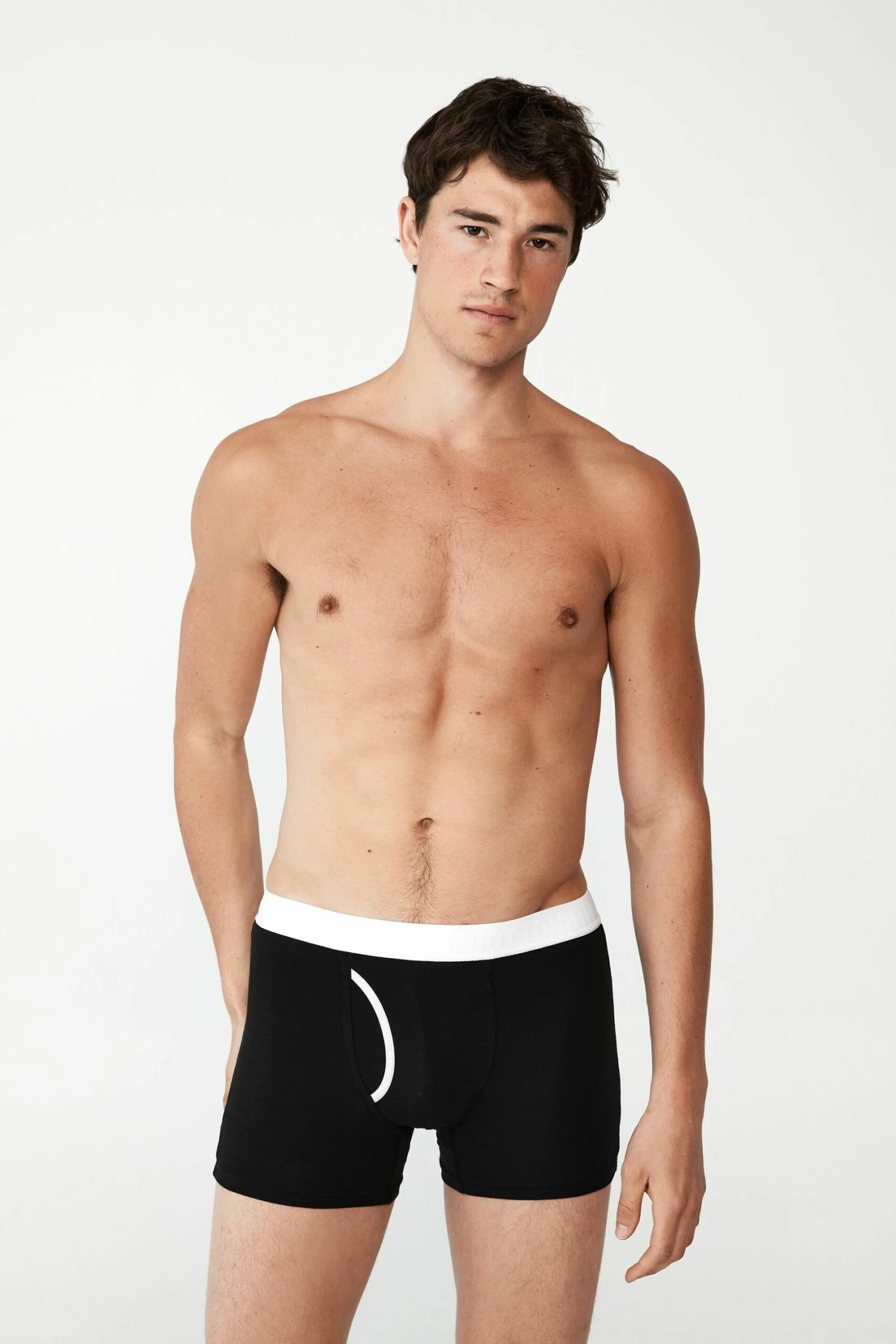 Mens Cotton Trunks DARK GREY MARLE/GREY MARLE 7 Mens Cotton Trunks DARK GREY MARLE/GREY MARLE - Image 7