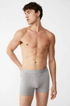 Mens Cotton Trunks DARK GREY MARLE/GREY MARLE 21 Mens Cotton Trunks DARK GREY MARLE/GREY MARLE -Mens Clothing Store 3610577 18 2