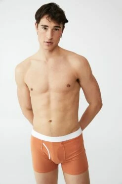 Mens Cotton Trunks DARK GREY MARLE/GREY MARLE 20 Mens Cotton Trunks DARK GREY MARLE/GREY MARLE -Mens Clothing Store 3610577 35 2