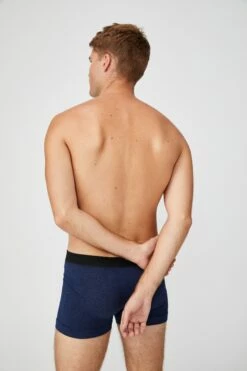 Mens Seamless Trunks LIGHT GREY MARLE/GREY MARLE -Mens Clothing Store 3610578 06 1