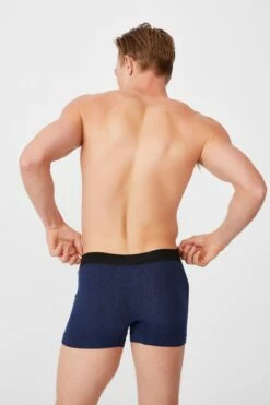 Mens Seamless Trunks LIGHT GREY MARLE/GREY MARLE -Mens Clothing Store 3610578 06 3