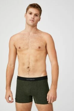 Mens Seamless Trunks LIGHT GREY MARLE/GREY MARLE -Mens Clothing Store 3610578 10 2