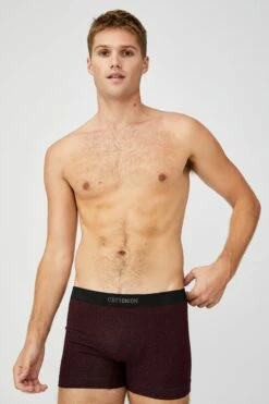 Mens Seamless Trunks LIGHT GREY MARLE/GREY MARLE -Mens Clothing Store 3610578 11 2