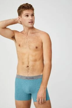 Mens Seamless Trunks LIGHT GREY MARLE/GREY MARLE -Mens Clothing Store 3610578 14 2