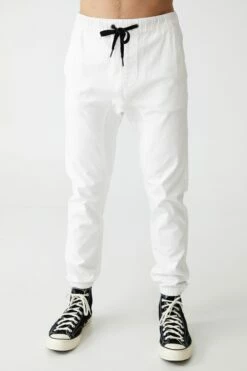 Drake Cuffed Pant WHITE