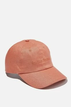 Strap Back Dad Hat WASHED BLACK CANVAS/STUDIO JOURNAL -Mens Clothing Store 3610686 24 2