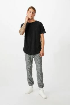 Drake Cuffed Pant SHADOW CHECK -Mens Clothing Store 3610704 01 2 1