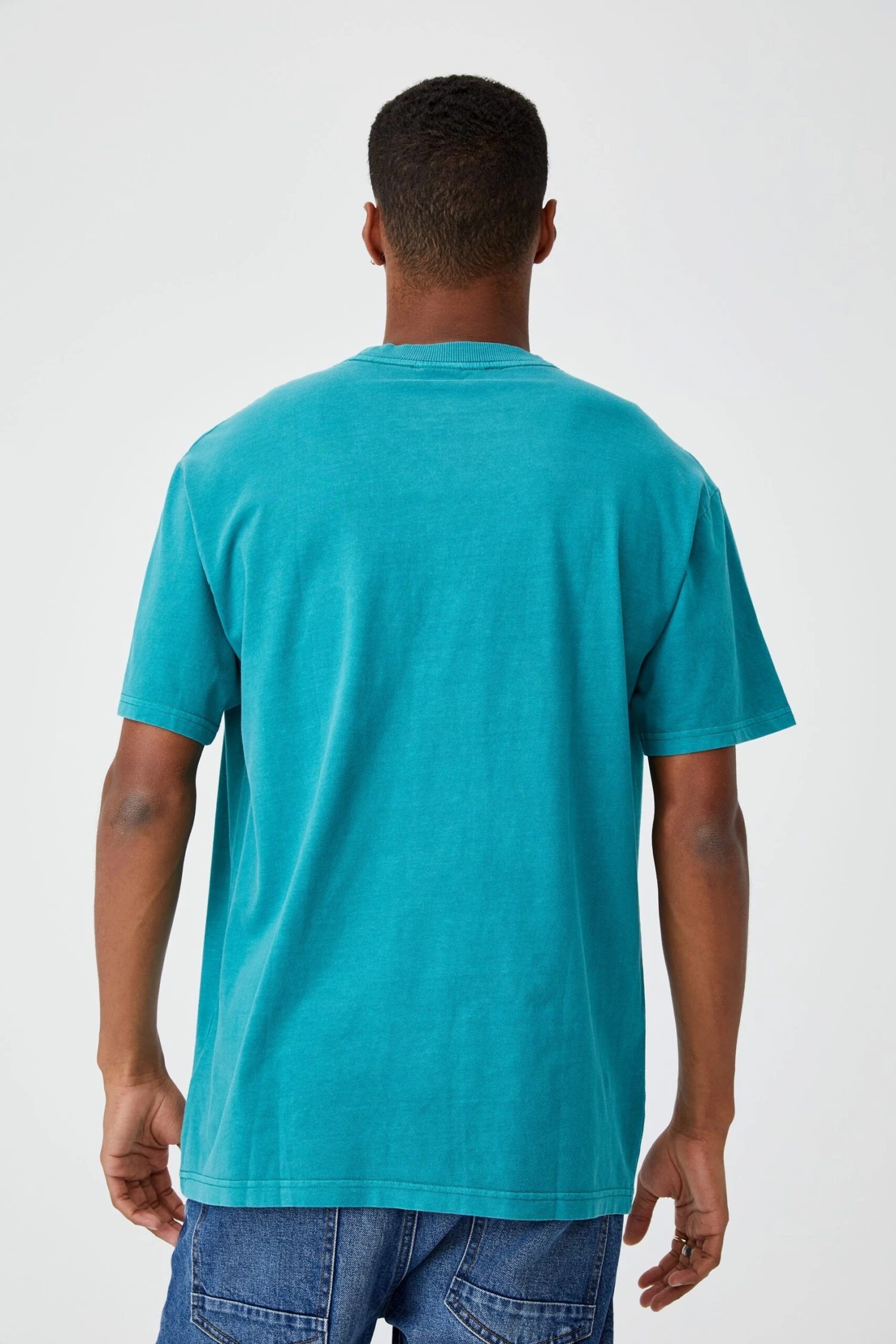 Washed Pocket T-Shirt CHALK BLUE 4 Washed Pocket T-Shirt CHALK BLUE - Image 4
