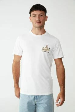 Tbar Art T-Shirt WHITE/REPEAT AFTER ME -Mens Clothing Store 3610803 110 2