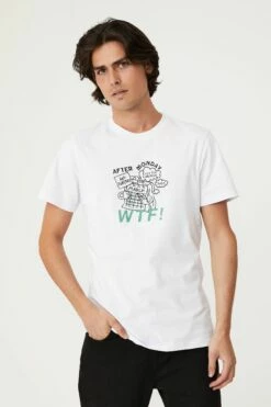 Tbar Art T-Shirt WHITE/REPEAT AFTER ME -Mens Clothing Store 3610803 124 2