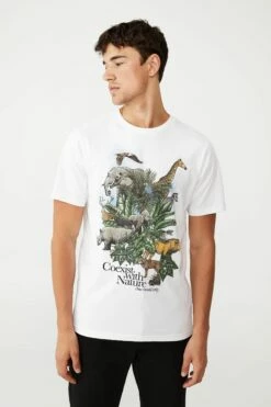 Tbar Art T-Shirt WHITE/REPEAT AFTER ME -Mens Clothing Store 3610803 94 2