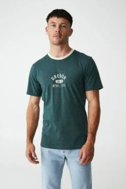 Tbar Sport T-Shirt WHITE/RHODE ISLAND LAWN BOWLS