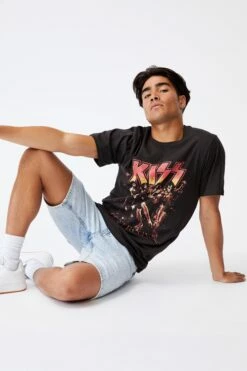 Tbar Collab Icon T-Shirt LCN BRA WASHED BLACK/GUNS N ROSES-APETITE FOR -Mens Clothing Store 3610865 12 2 1