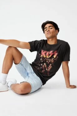 Tbar Collab Icon T-Shirt LCN BRA WASHED BLACK/GUNS N ROSES-APETITE FOR