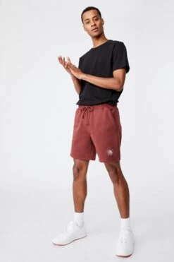 Active Nfl Fleece Short LCN NFL BURGUNDY/SAN FRANSISCO 49ERS -Mens Clothing Store 3610896 14 3