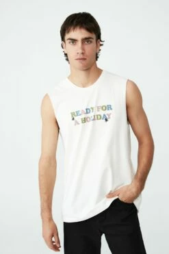 Tbar Muscle PEACH/OFF THE CLOCK -Mens Clothing Store 3610928 51 2