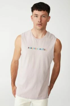 Tbar Muscle PEACH/OFF THE CLOCK -Mens Clothing Store 3610928 55 2