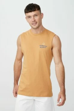 Tbar Muscle PEACH/OFF THE CLOCK -Mens Clothing Store 3610928 60 2