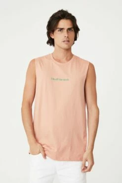 Tbar Muscle PEACH/OFF THE CLOCK -Mens Clothing Store 3610928 62 2