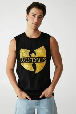 Tbar Collab Muscle LCN LN BLACK/WU TANG-LOGO -Mens Clothing Store 3610929 06 2
