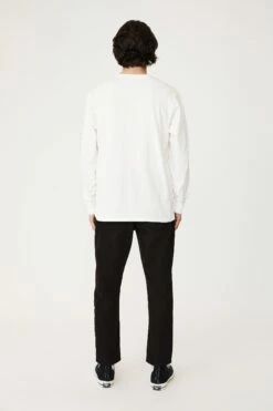 Tbar Collab Long Sleeve T-Shirt LCN DIS VINTAGE WHITE / MICKEY MOUSE FLAGS -Mens Clothing Store 3610939 41 3