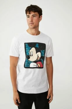 Tbar Collab Character T-Shirt LCN DIS OX BLOOD/MICKEY MOUSE-METALLIC -Mens Clothing Store 3610941 38 2