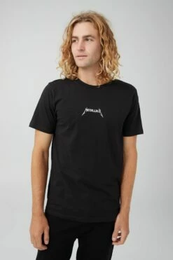 Tbar Collab Music T-Shirt LCN PRO BLACK/METALLICA - LOGO -Mens Clothing Store 3610943 80 2