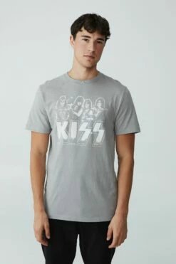 Tbar Collab Icon T-Shirt LCN BRA BLACK/THE 1975 - METAL LOGO -Mens Clothing Store 3610944 12 2