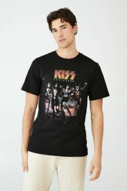 Tbar Collab Icon T-Shirt LCN BRA BLACK/THE 1975 - METAL LOGO -Mens Clothing Store 3610944 13 2