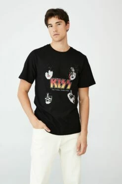 Tbar Collab Icon T-Shirt LCN BRA BLACK/THE 1975 - METAL LOGO -Mens Clothing Store 3610944 16 2