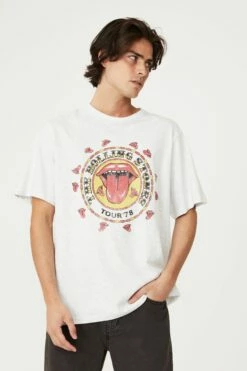 Tbar Collab Icon T-Shirt LCN BRA BLACK/THE 1975 - METAL LOGO -Mens Clothing Store 3610944 20 2