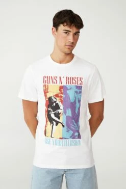 Tbar Collab Icon T-Shirt LCN BRA BLACK/THE 1975 - METAL LOGO -Mens Clothing Store 3610944 22 2 1