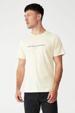 Tbar Moto T-Shirt VINTAGE WHITE/PARADISE MACHINE -Mens Clothing Store 3610950 23 2 1