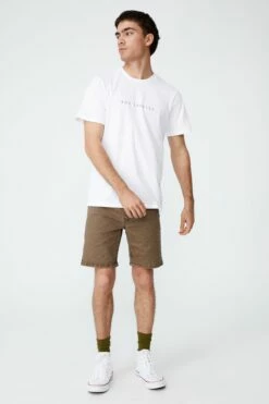 Tbar Text T-Shirt OATMEAL MARLE/SOMETIMES IN NEW YORK -Mens Clothing Store 3610951 67 2