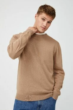 Lightweight Crew Knit DUSTY PINK