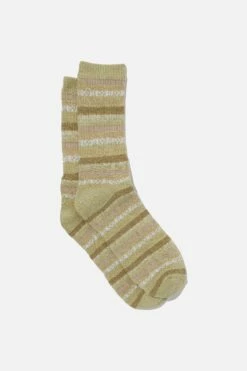 Essential Active Sock CHOCOLATE/SAGE/FAIRISLE