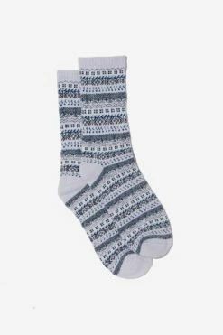 Essential Active Sock CHOCOLATE/SAGE/FAIRISLE -Mens Clothing Store 3610964 32 2